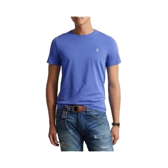 Polo Ralph Lauren Men's Classic Fit Crewneck Tee Blue Size Medium - Picture 1 of 1